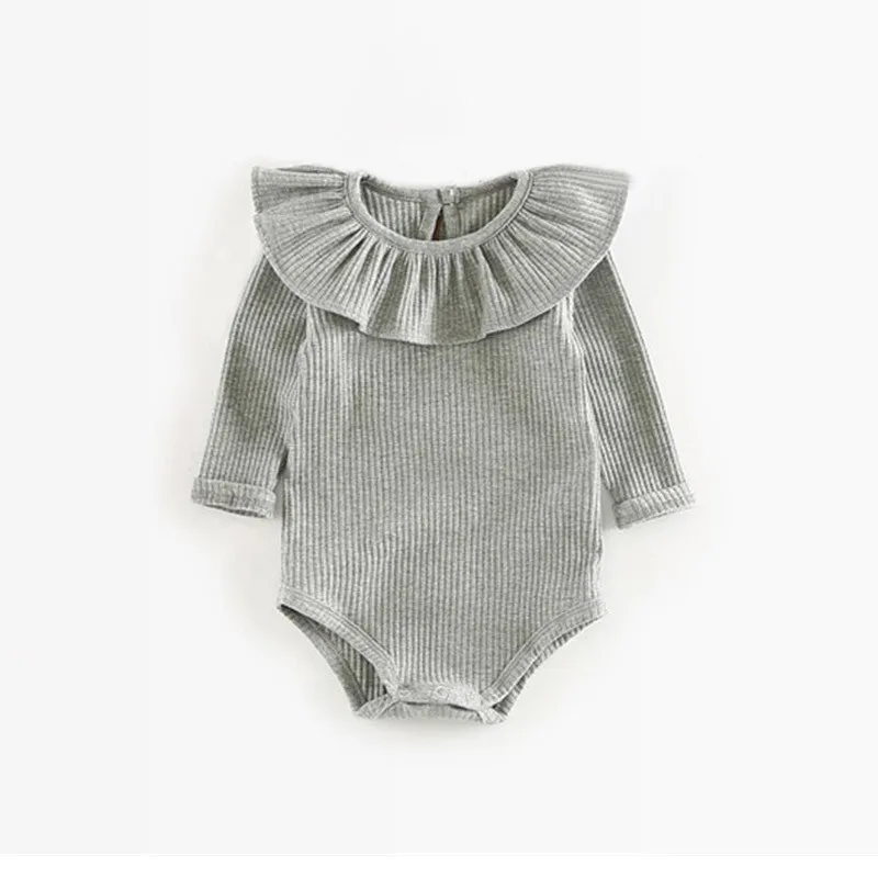 Baby romper 3 Зимние комбинезоны для маленьких девочек; осенняя одежда принцессы для новорожденных; одежда для От 0 до 2 лет девочек и мальчиков; комбинезон с длинными рукавами; одежда для малышей - Цвет: Baby romper 3