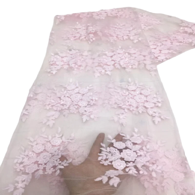 

Latest Design French Net Lace Fabric High Quality African Tulle Lace With Stones Nigerian Lace Fabric For Wedding purple