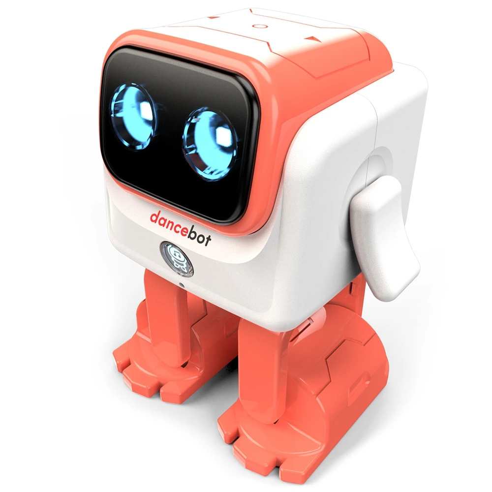 Радиоуправляемый робот-игрушка Интеллектуальный Dancebot AI умный Bluetooth танцующий робот с динамиком Интерактивный Обучающий радиоуправляемый робот для Рождества