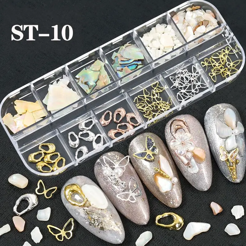 

Mixed styles bowknot 3d glitter nail art decorations bow tie crystals for fake nails jewelry accesoires supplies manicure set