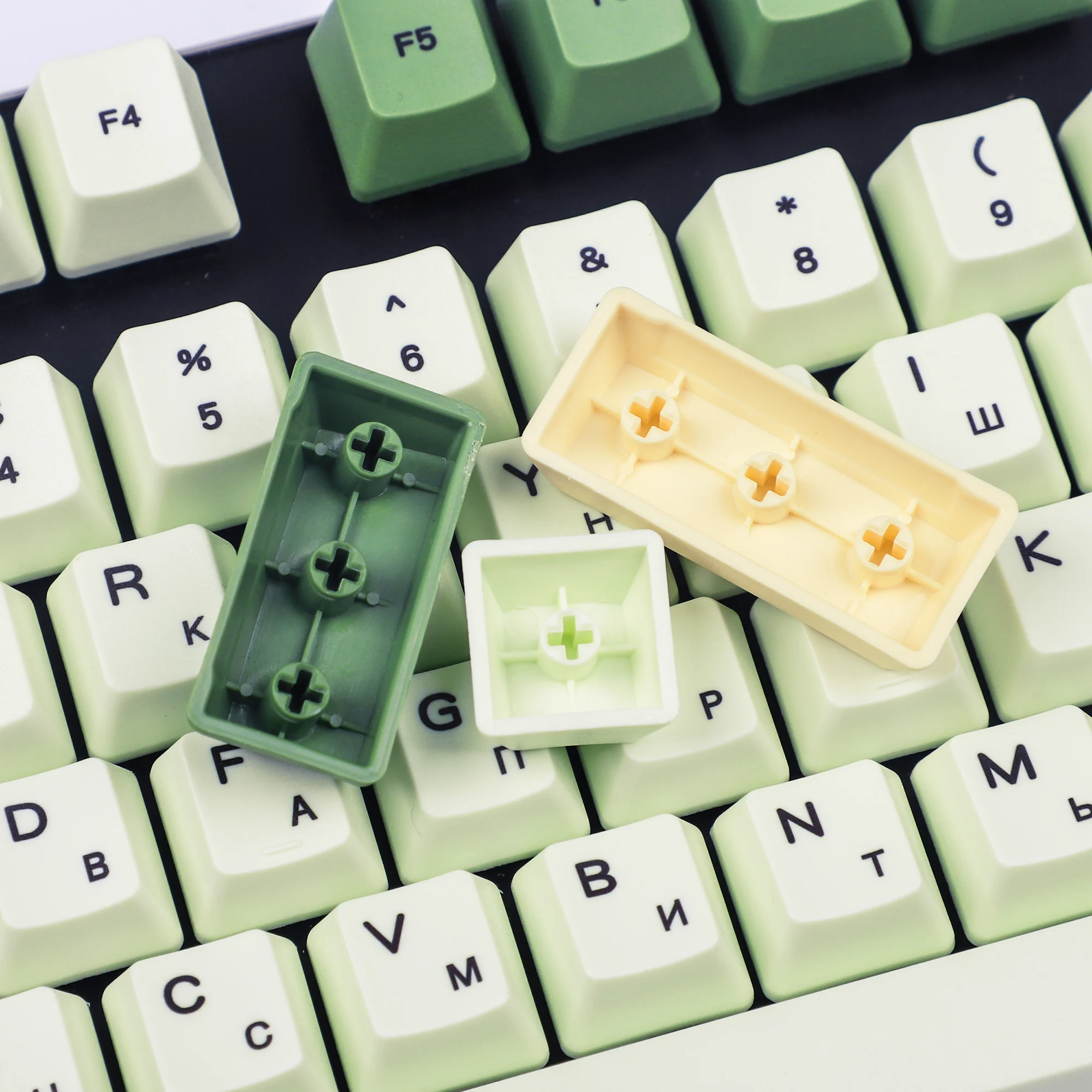 Matcha OEM Profile Dye Sub PBT Keycap Japanese Korean English For MX Keyboard 104 87 61 Melody 96 KBD75 ID80 GK64 68 SP84 images - 6