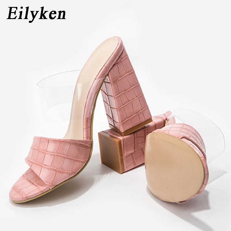 Eilyken новые женские элегантные нарядные сандалии на высоком каблуке Модные
