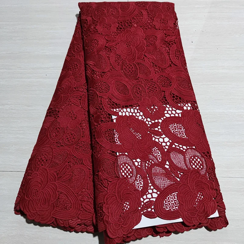 Горячая Распродажа красная швейцарская вуаль кружева в Швейцарии африканская