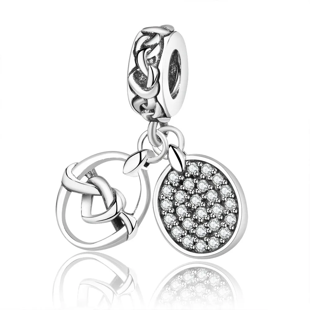 Бусина Шарм сердце из серебра 2020 пробы для браслета|Бусины| |