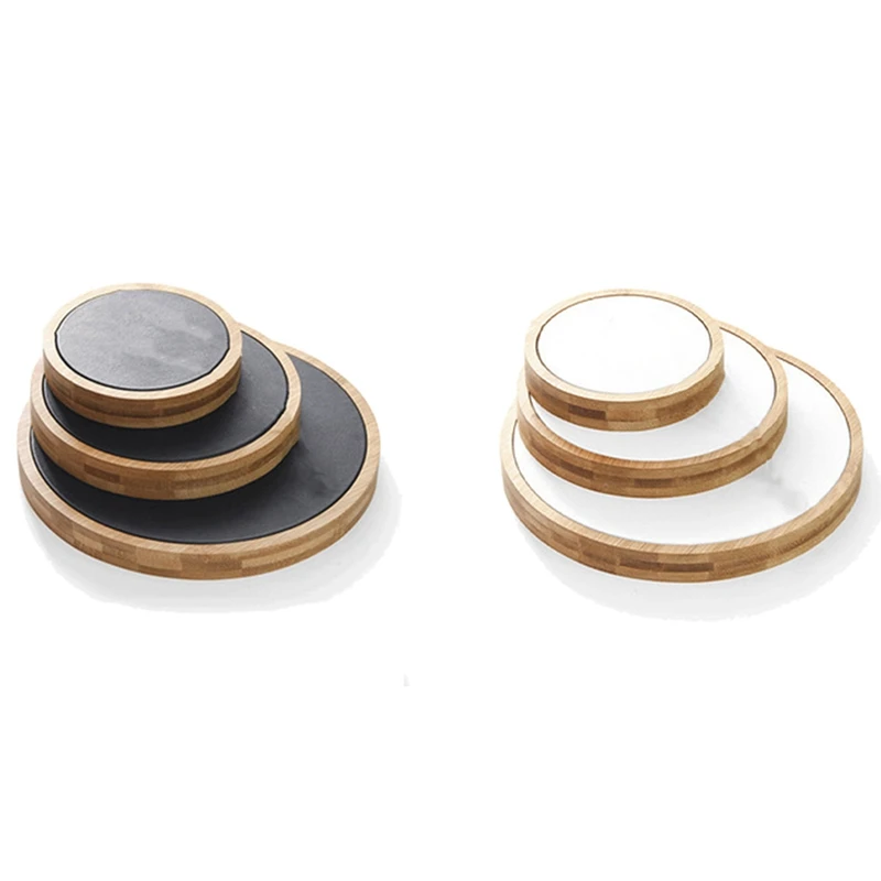 

2 Pcs Jewelry Display Stand Display Cabinet Storage Box Bracelet Necklace Ring Earring Display Stand, Black & White