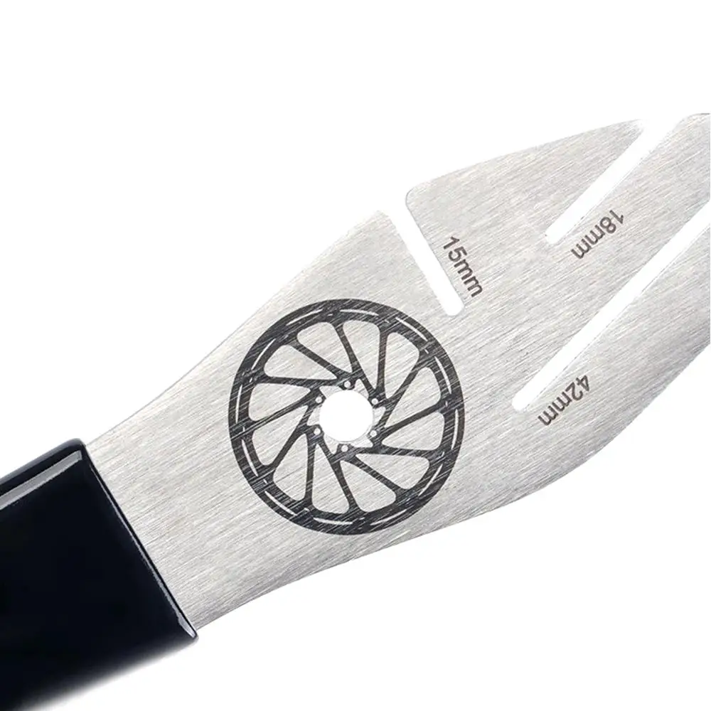 

Bike Bicycle Wrench Disc Brake Rotor Alignment Truing Tool Adjustment Durable Stainless Steel Wrench