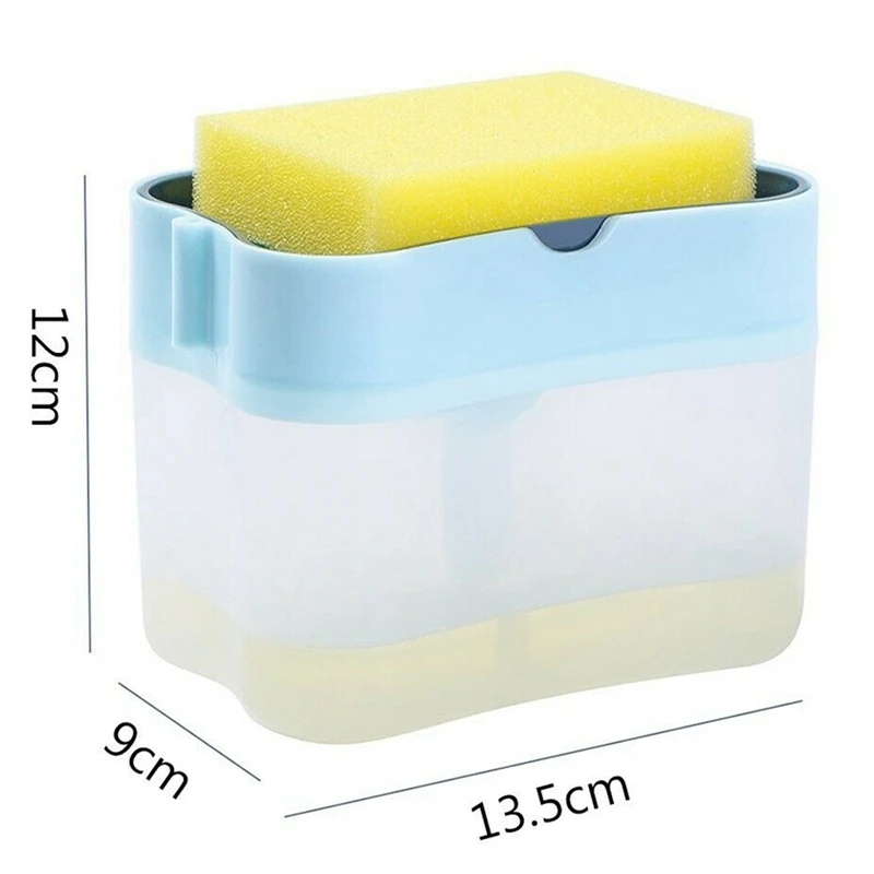 

For Automatic Soap Pump Dispenser Press Soap Box Detergent Filling Injector Sponge Soap Lye Storage BoxKitchen Clearn tool