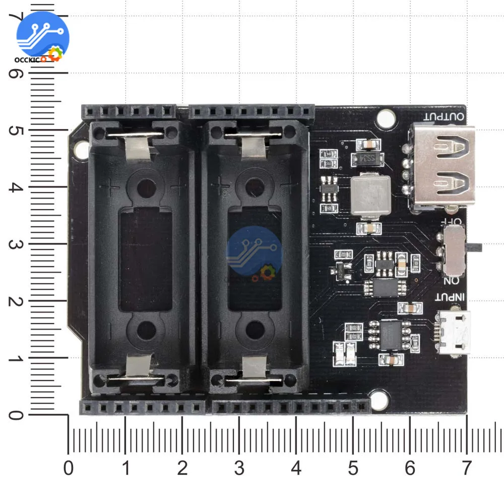 Двойной 16340 Перезаряжаемые литиевая зарядная плата Мощность power Bank 5V блок питания Micro USB модуль для Arduino UNO R3 один ESP8266 ESP32