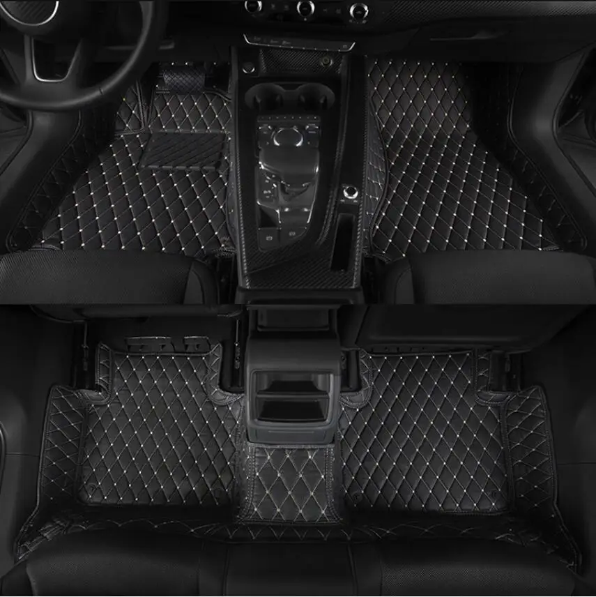 

Кожаный Автомобильный Коврик для audi a4, B9, 2016, 2017, 2018, 2019, 2020