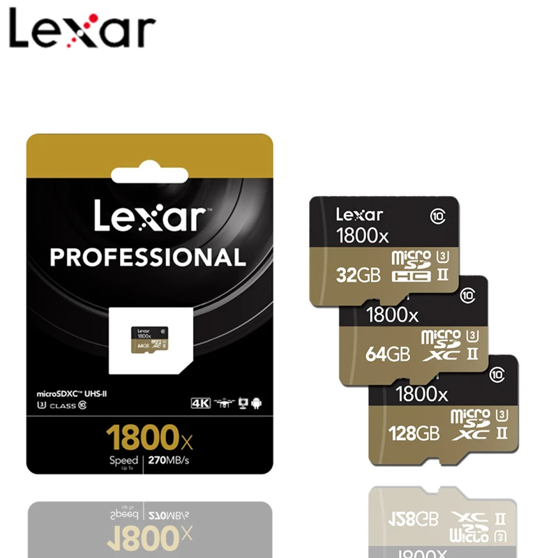 Lexar 1800X слот для карт памяти 128 Гб 64 оперативной 32 встроенной профессиональная