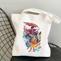 avatar the last airbender shopping bag handbag cotton bolso grocery eco bolsas de tela bag bolsas ecologicas tote sacolas