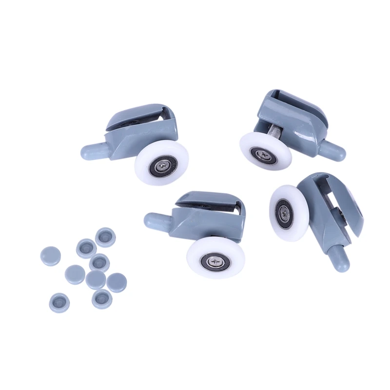 4 шт. набор под 27 мм ванная комната стекло раздвижные двери шкив аксессуары для