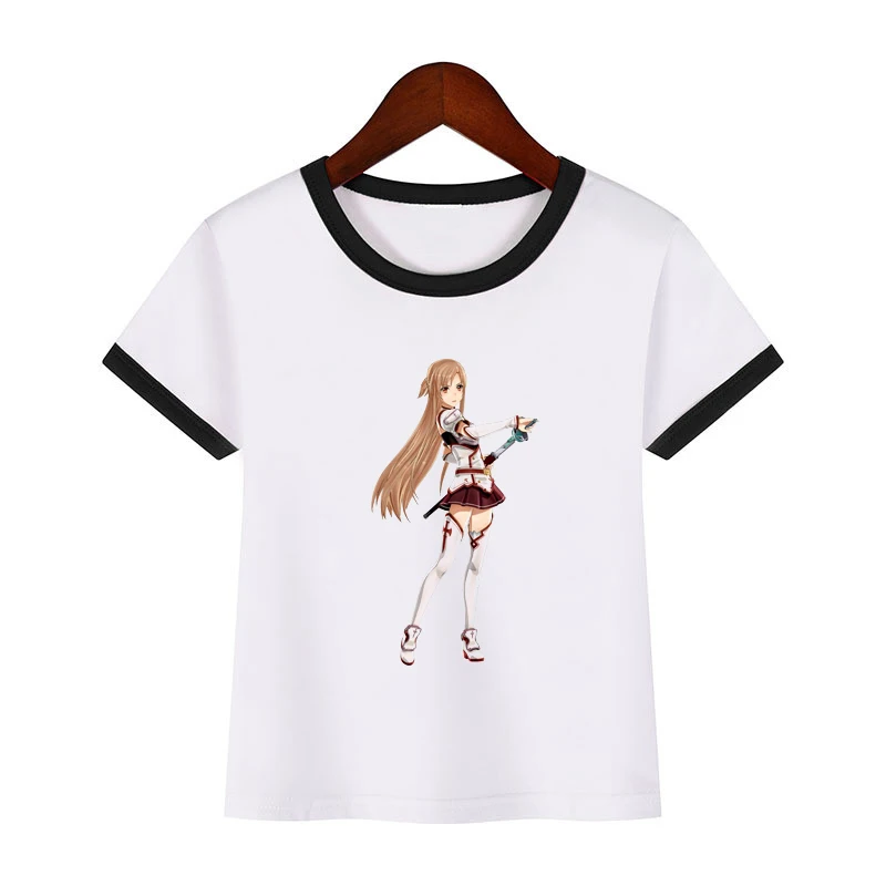 Harajuku-Camiseta con estampado de dibujos animados para ni&ntilde;a, top para ni&ntilde;a, ropa para ni&ntilde;o, camisetas 2020-1