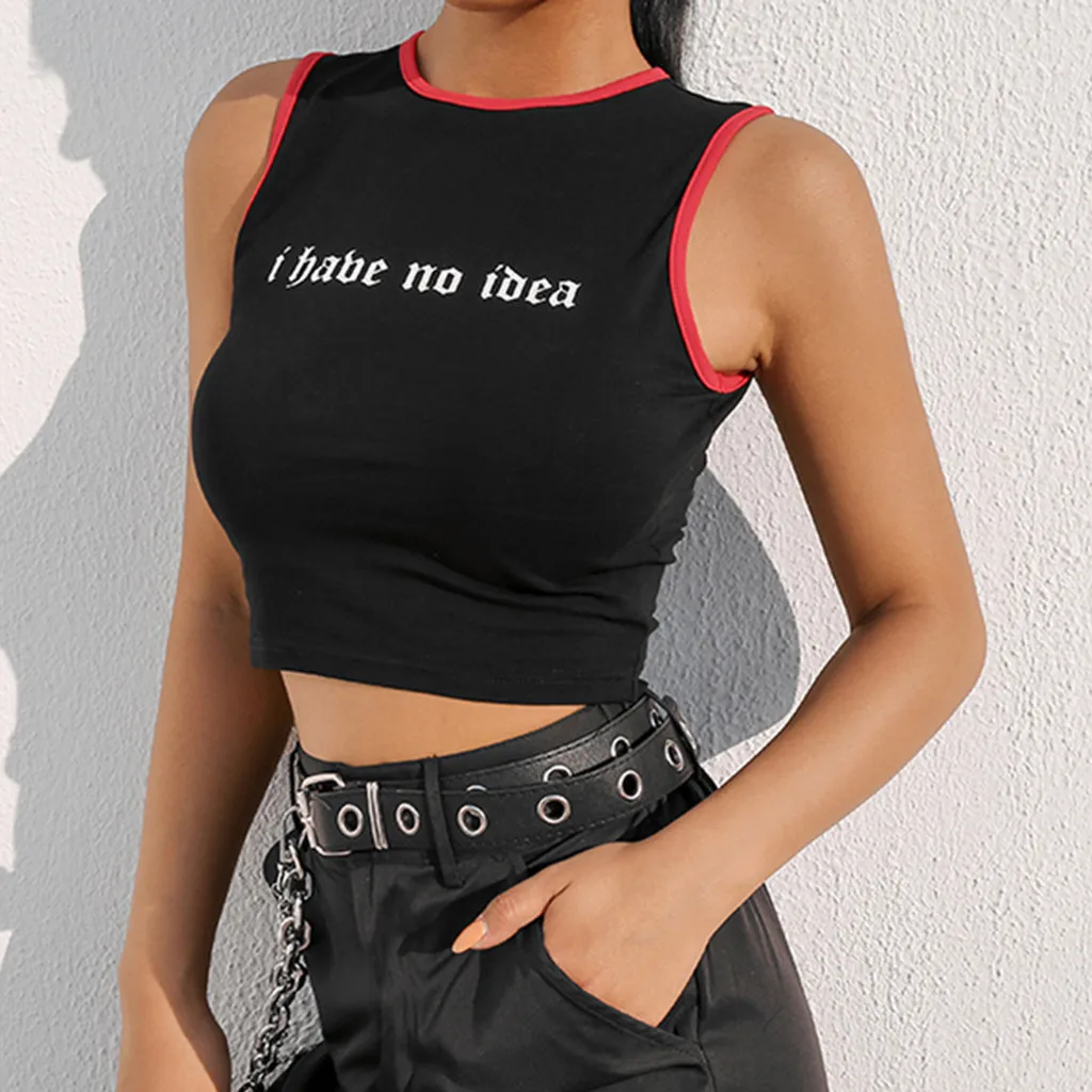 Летняя пикантная Женская майка укороченная одежда бюстгальтер топ укороченный