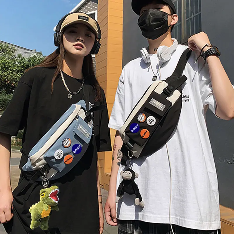 

Новинка 2021, модный универсальный мужской повседневный мессенджер на одно плечо, маленький рюкзак, спортивная поясная сумка, кошелек