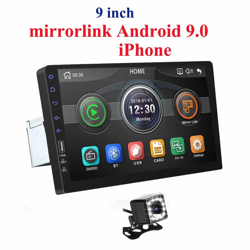 mirror radio cam " сенсорный Автомагнитола Mirrorlink Bluetooth USB DVR камера заднего вида 2din Автомагнитола MP5 плеер один din Авторадио без Android - Цвет: mirror radio cam