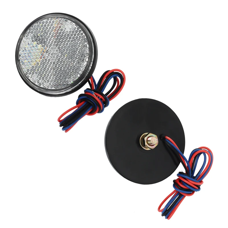 2 шт. мотоциклетные поворотники 24SMD задний тормозной светильник s E4 стоп-сигналы ATV светодиодный отражатели/боковой Предупреждение ющий светильник для грузовика