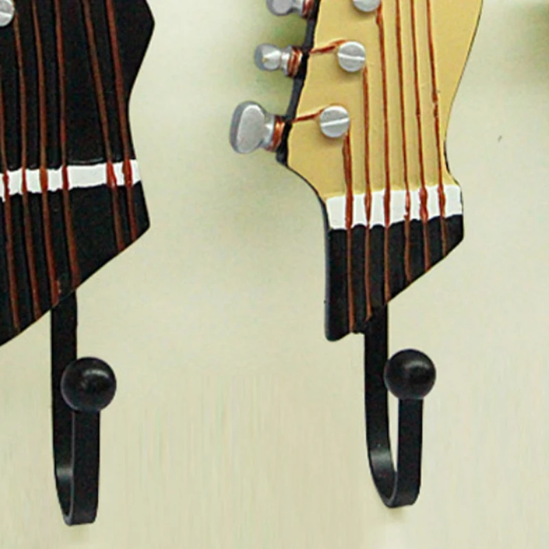 

European Sound of Music Set of Three Hooks Resin Crafts Wall Hanging Hook Home Decoration Accessories Modern Gift