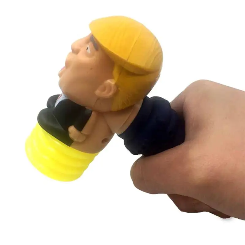 

Funny America President Talking Hammer with LED Light Noise Maker Children Play 23GD