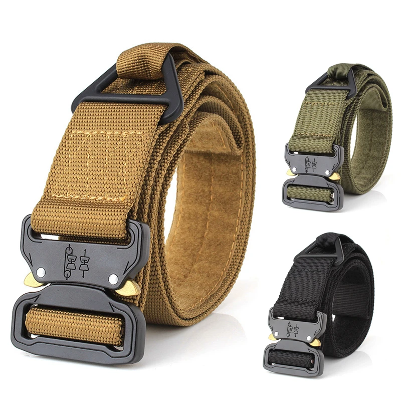 Регулируемый мужской тактический ремень сверхмощный поясной нейлоновые военные