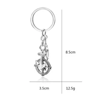 hello miss new keychain leisure anchor rudder metal keychain pendant clothing accessories fashion neutral keychain ring