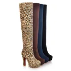 Размер 35-39, женские сапоги на платформе и высоком каблуке сапоги до бедра сапоги выше колена женские сапоги в британском стиле женская обувь зимние сапоги 2019