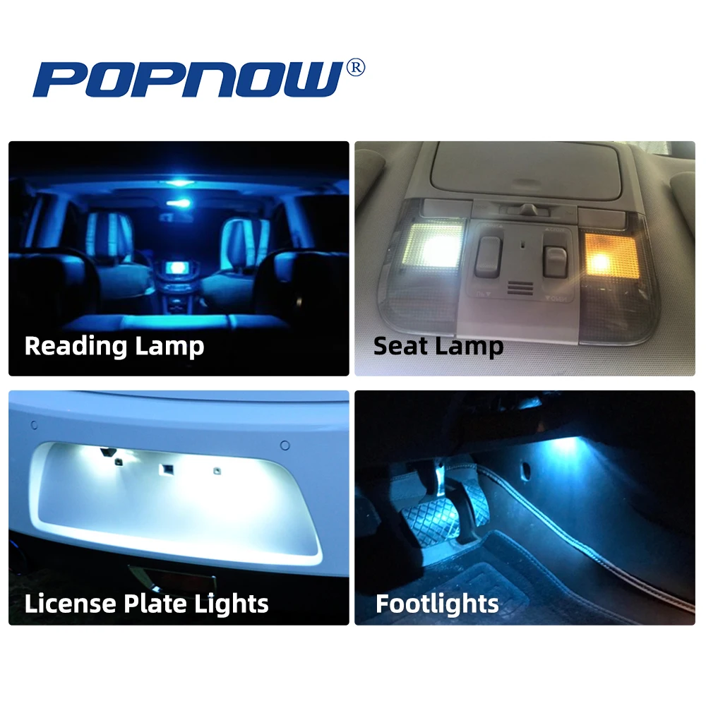 POPNOW светодиодный светильник интерьера для Ford F-150 F150 2004-2014 купол автомобиля Карта