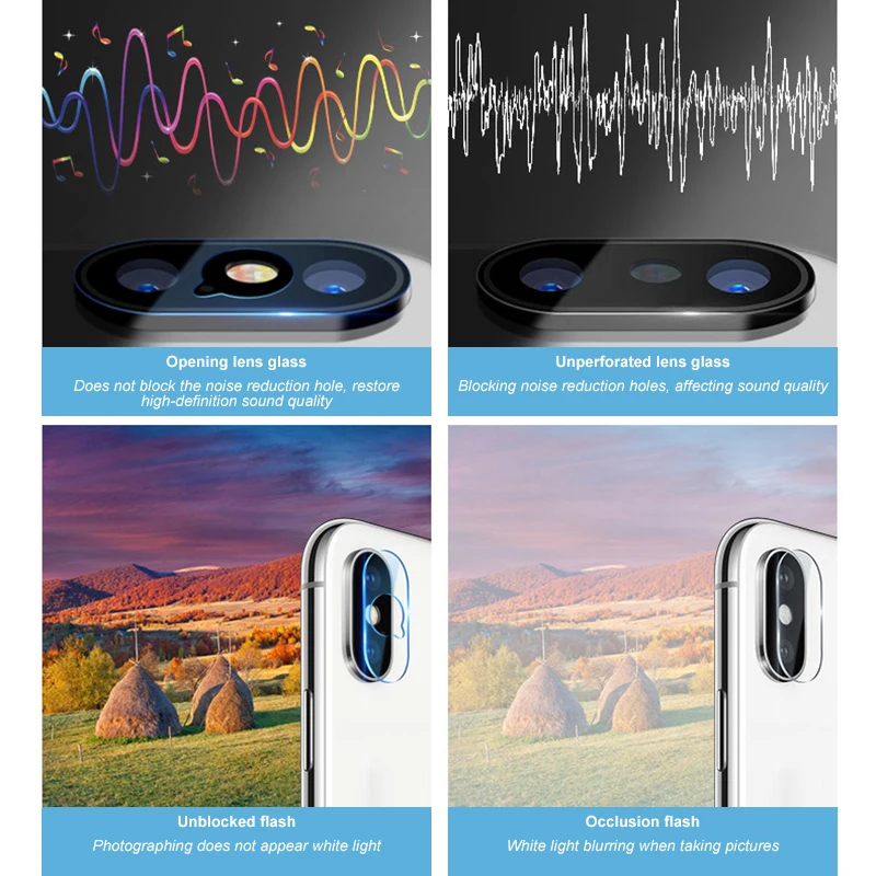 Закаленное стекло для камеры iphone XS Max XR X 9D Защитная пленка экрана 11 Pro 2019 5 8 6 1