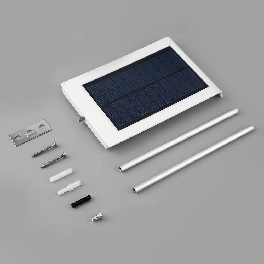 Ультра-тонкая наружная садовая лампа 24 LED Интеллектуальный солнечный датчик