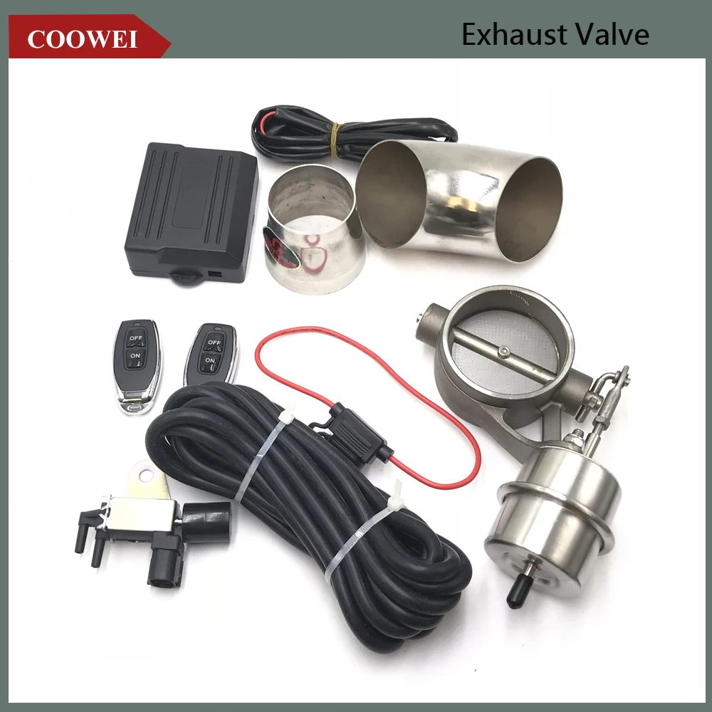 Выпускной клапан 2 5 дюйма с пультом дистанционного управления автомобильный