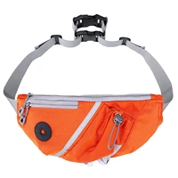portable outdoor snack running training bag walking hand free waist soft washable dog treat pouch pet supplies adjustable belt