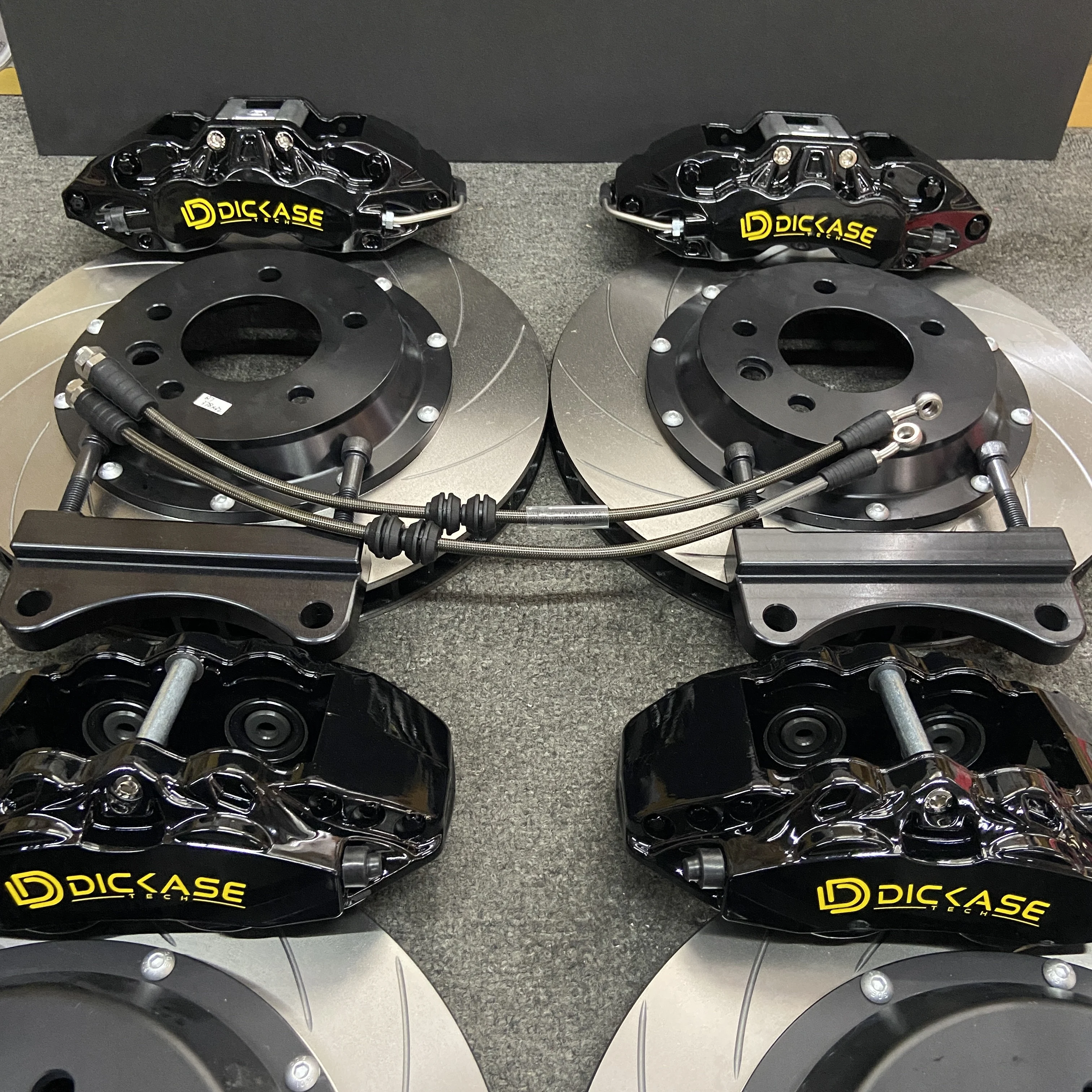 

strong car brake system big brake kit with 380mm slotted style brake disc 20inch for Audi Q7 2007 YEARS