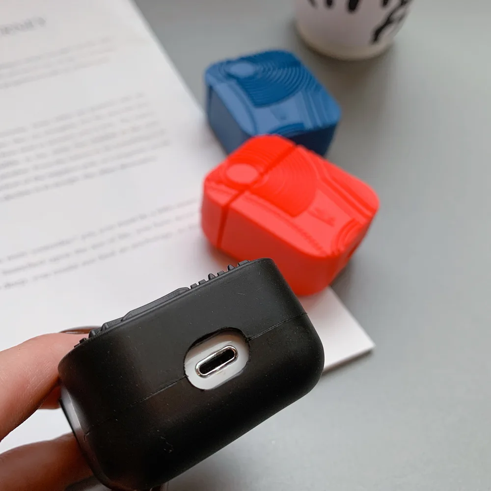 Модный 3D Мягкий силиконовый чехол с подошвой протектора для Airpods милый мультфильм тренд подарок для Apple Airpods2 Bluetooth наушники чехол