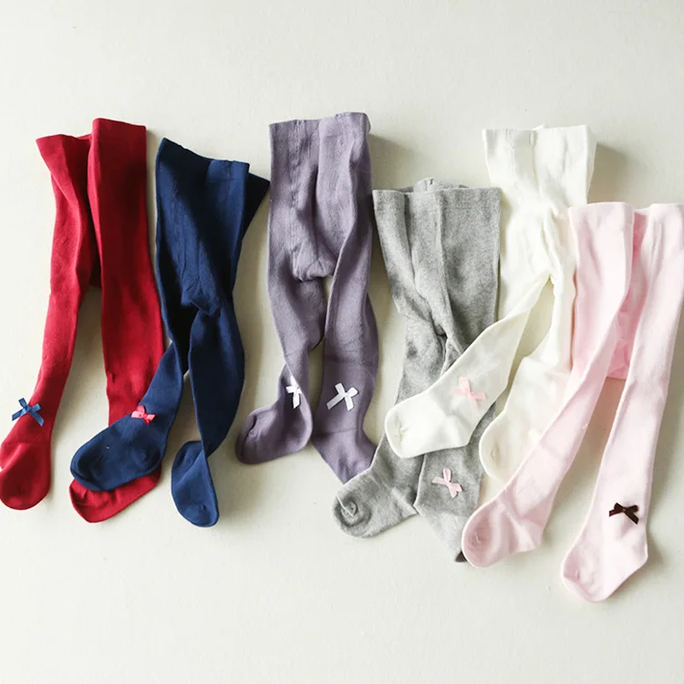 Детские Зимние/Осенние колготки для девочек чулки хлопковые детские маленьких