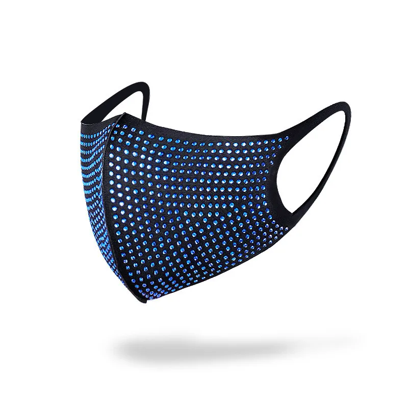 Новинка модные аксессуары прозрачная Бриллиантовая Сетчатая Маска для косплея