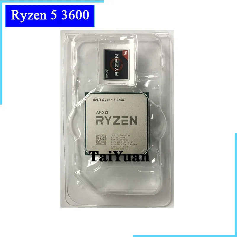 Процессор AMD Ryzen 5 3600 R5 3 6 ГГц шестиядерный процессор с двенадцатью потоками 7 нм 65