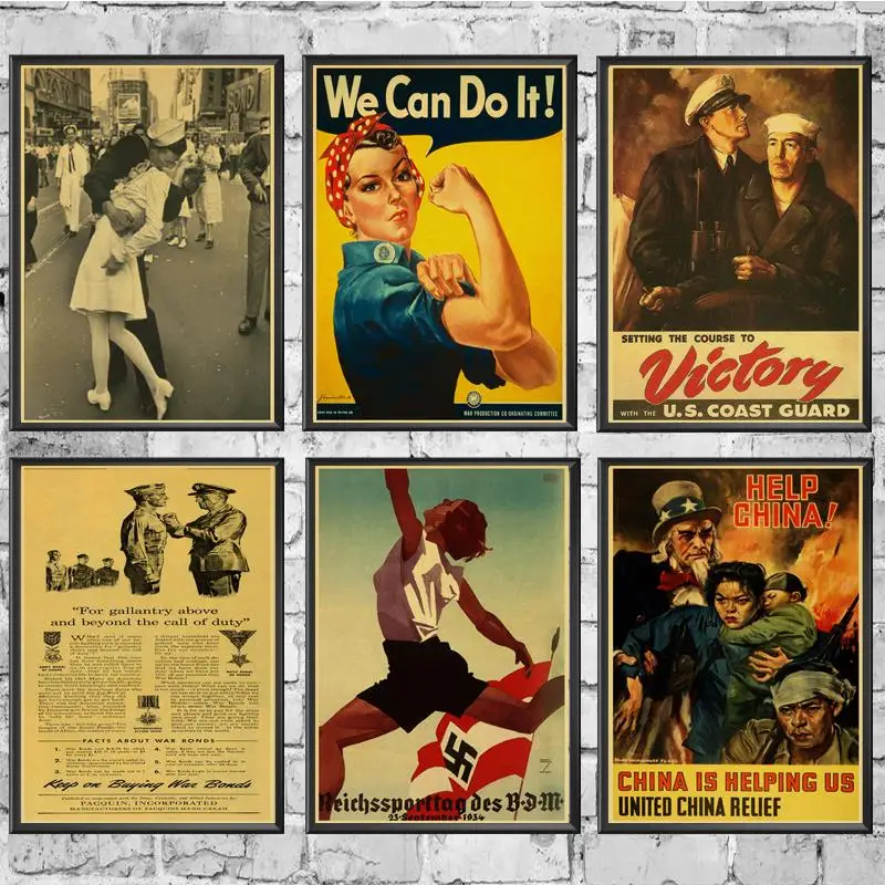 Фотообои из желтой крафт бумаги времен Второй мировой войны украшение для бара и