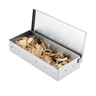 Коптильный ящик для барбекю, газовый гриль, коптильня, деревянная стружка, генератор холодного дыма, черный гриль для барбекю, инструмент для приготовления мяса, бекона, аксессуары для барбекю