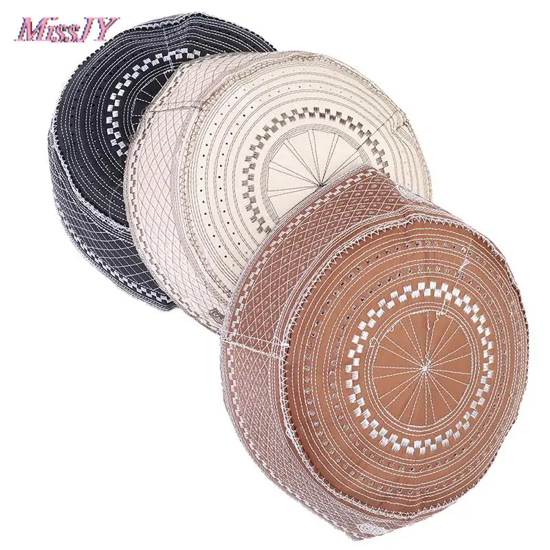 2021 мусульманские Шляпы Хлопок Вышивка арабских Для мужчин шапочка для молитвы