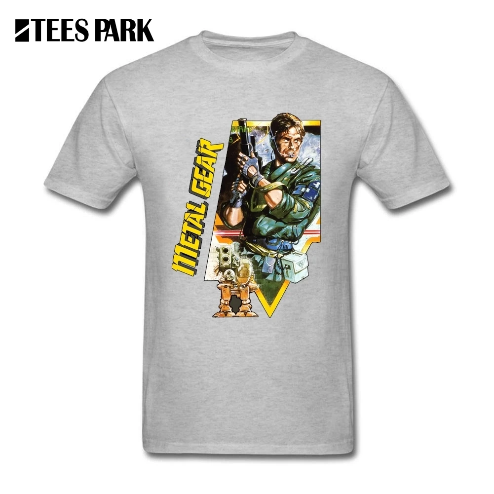 Нестандартная конструкция MGS Metal Шестерни Solid молодежи круглый вырез горловины