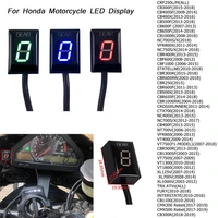 for honda cbr300r cbr400r cbr500r cbr600rr cbr1000rr motorcycle 6 speed level ecu plug mount kit gear indicator led display