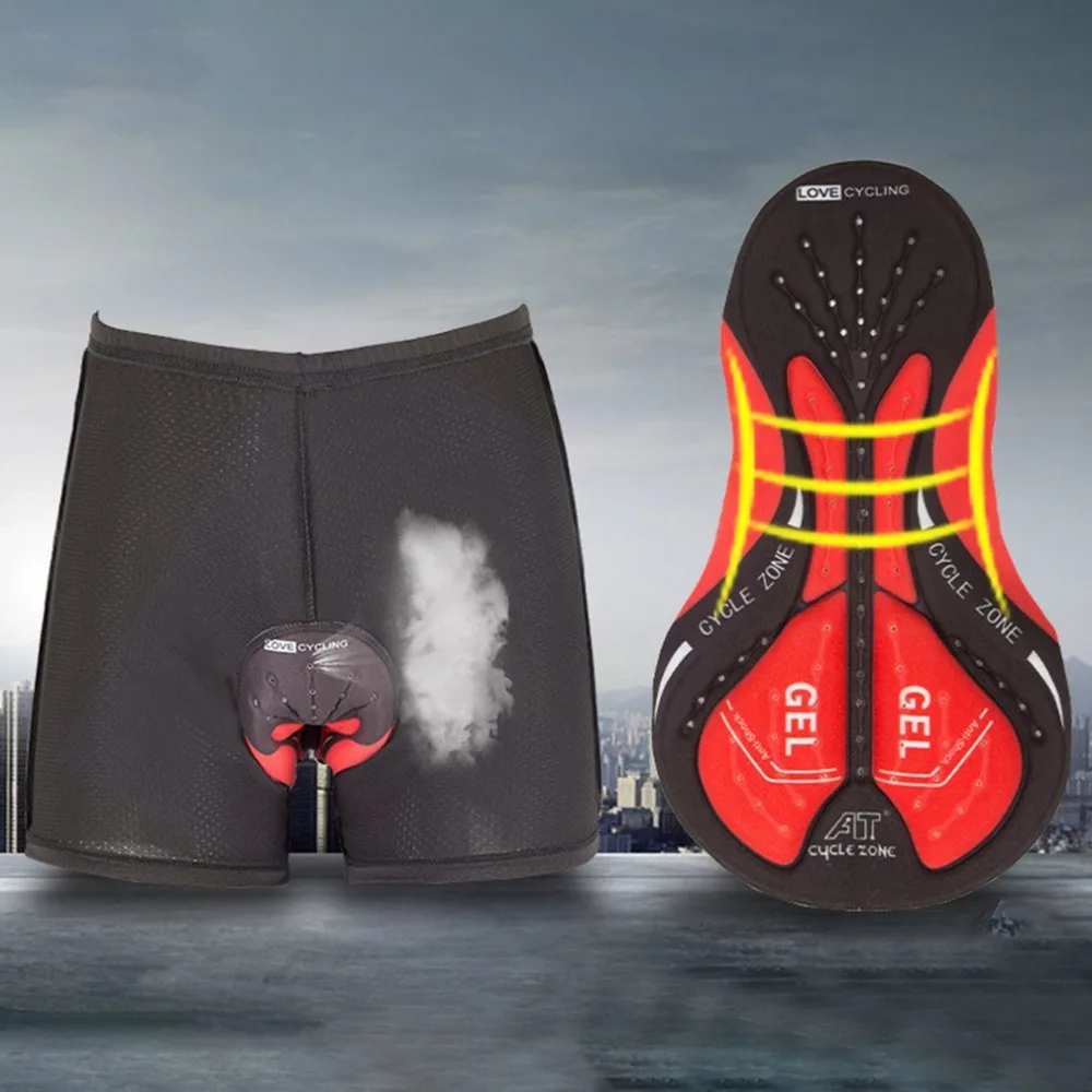 Удобные дизайнерские мужские одноцветные шорты для велоспорта нижнее белье с