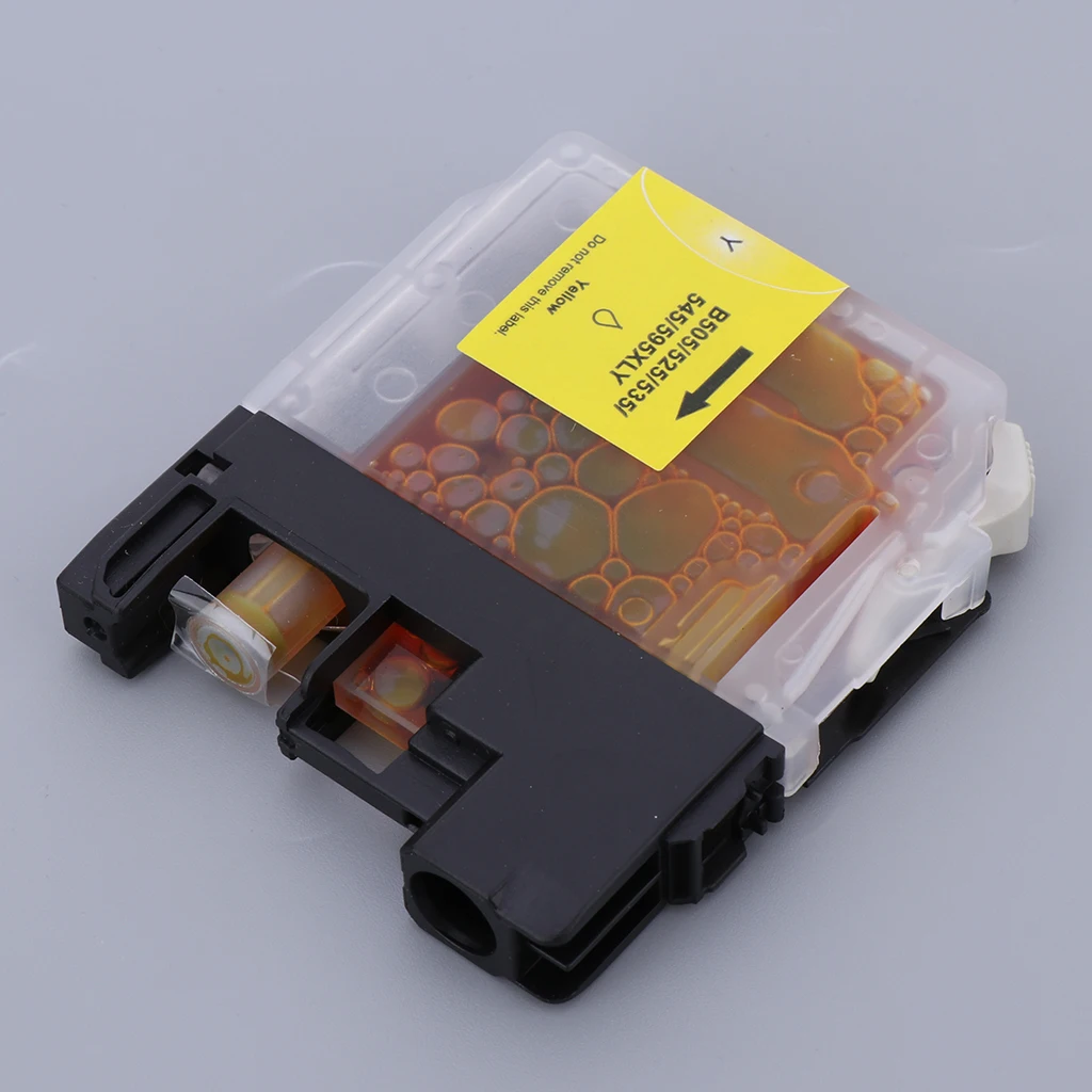 Набор чернильных картриджей 15 мл желтый совместимый с чернилами LC529XL