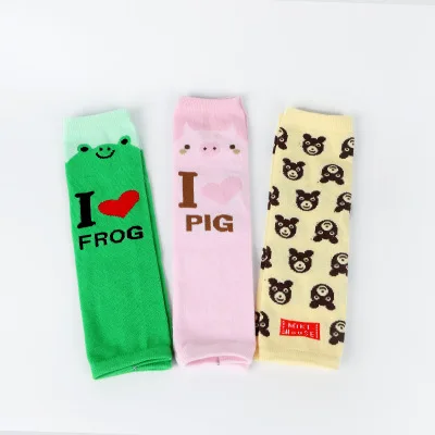 3 пары детских наколенников на весну и осень хлопковые гетры выше колена для