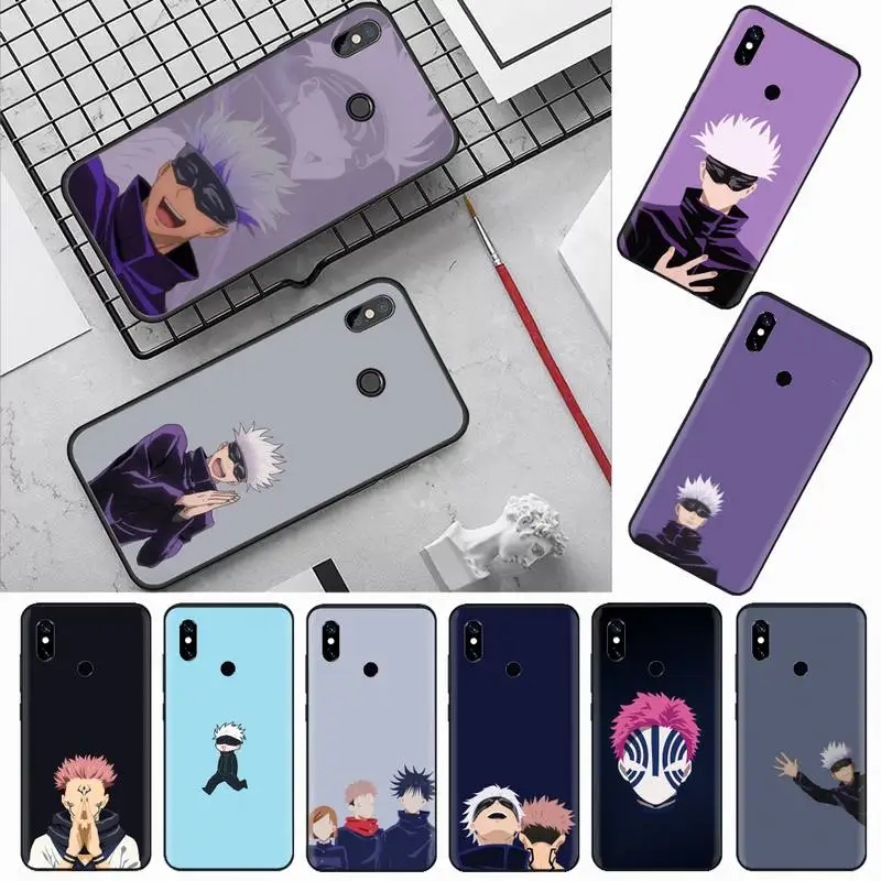 

Jujutsu Kaisen Itadori Yuji Phone Case For Xiaomi Redmi mi note max 3 5 6 8 9 10 t S SE lite pro Soft Silicone mobile bags