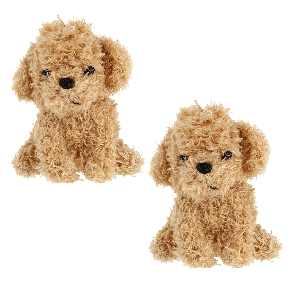 

2Pcs Multi-function Dog Doll Hanging Ornaments Wallet Hanging Decorations