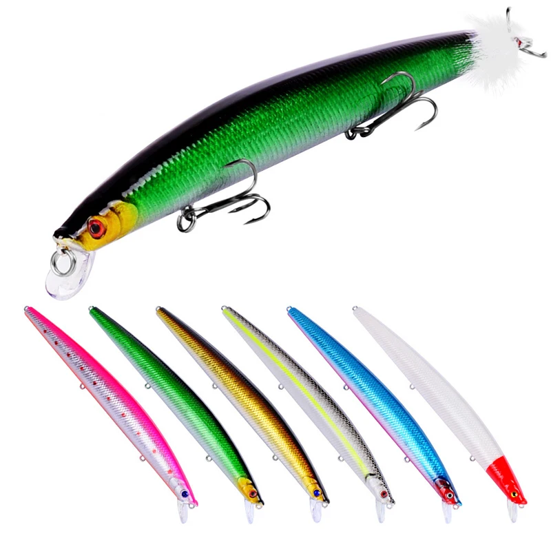 

1PCS Minnow Fishing Lure Laser Hard Artificial Bait 3D Eyes 18.5cm 25g Fishing Wobblers diving 1.2m-3.6m Crankbait Minnows