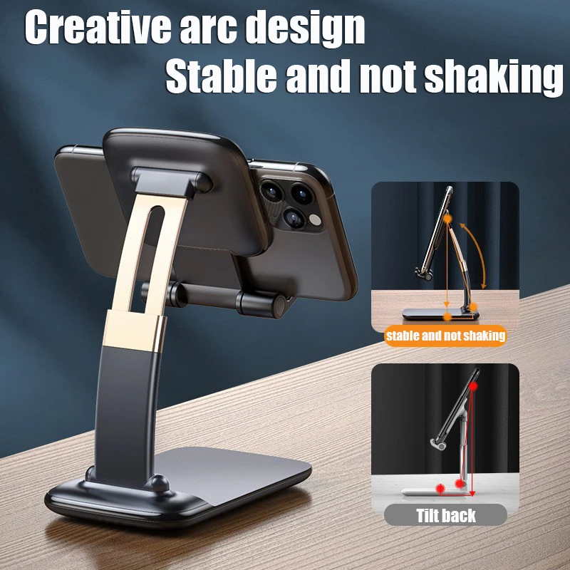 NEW Universal Adjustable Cell Phone Holder Stand for IPhone 11 12 Pro Max IPad Tablet Foldable Holder Desk Support Accessories