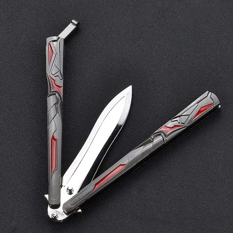 Новый аниме периферийный Бэтмен против Супермена Бабочка нож качели Упражнение