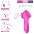 Вагинальный вибратор для женщин, вибрирующий сосание сосков, Стимулятор клитора, этотический вагинальный массаж, Женский мастурбатор